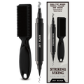 Stylo et pinceau pour remplissage de barbe - Crayon double embout - Couleur noir intense
