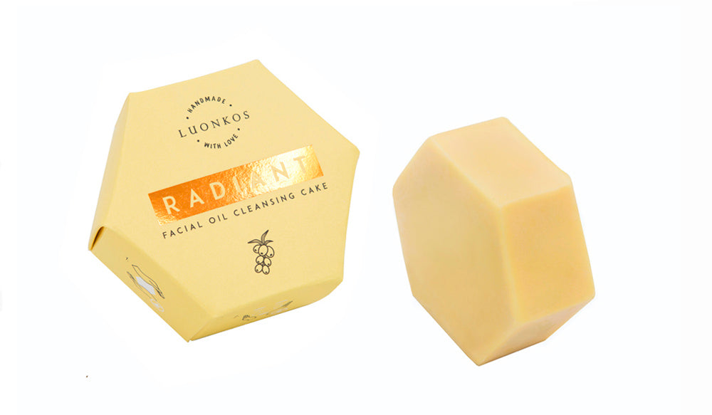 Luonkos Radiant facial oil cleansing cake