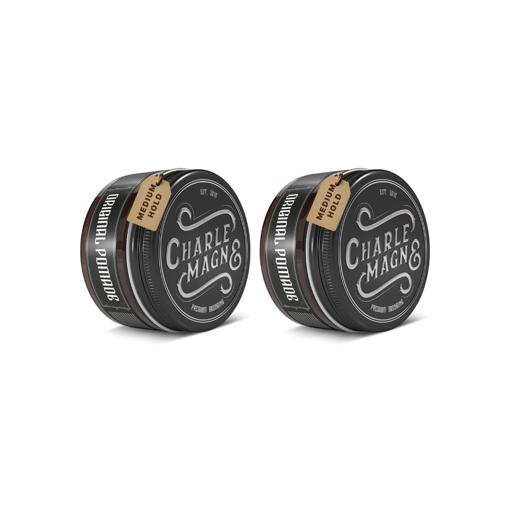 Originele Haarpomade - Old school geur - medium - 2-pack