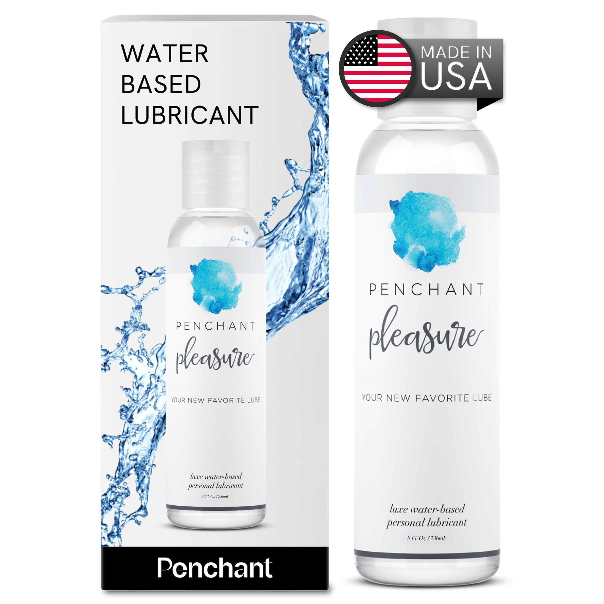 Penchant Intimate Lubricant - Water Based 8oz - 240ml