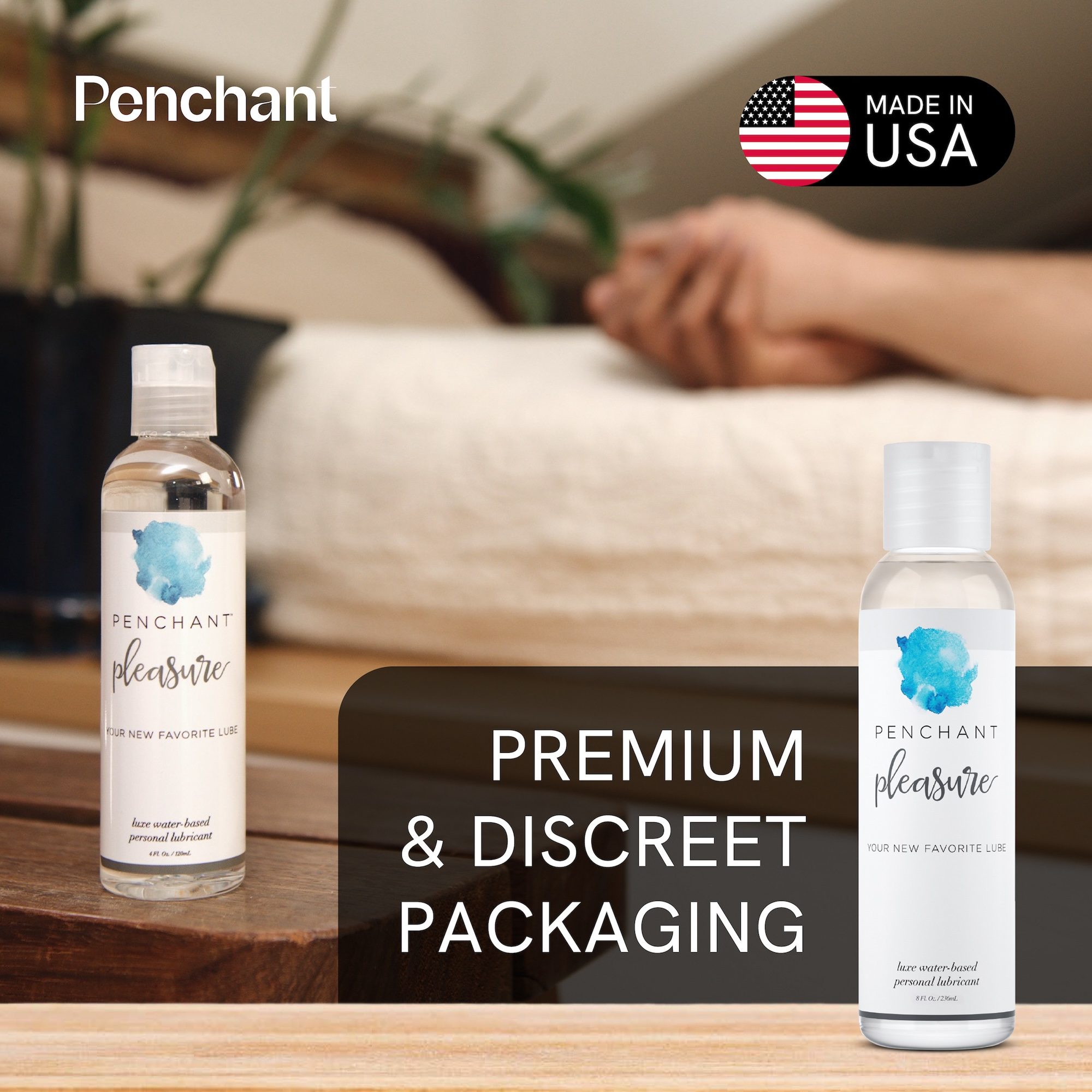 Penchant Intimate Lubricant - Water Based 8oz - 240ml