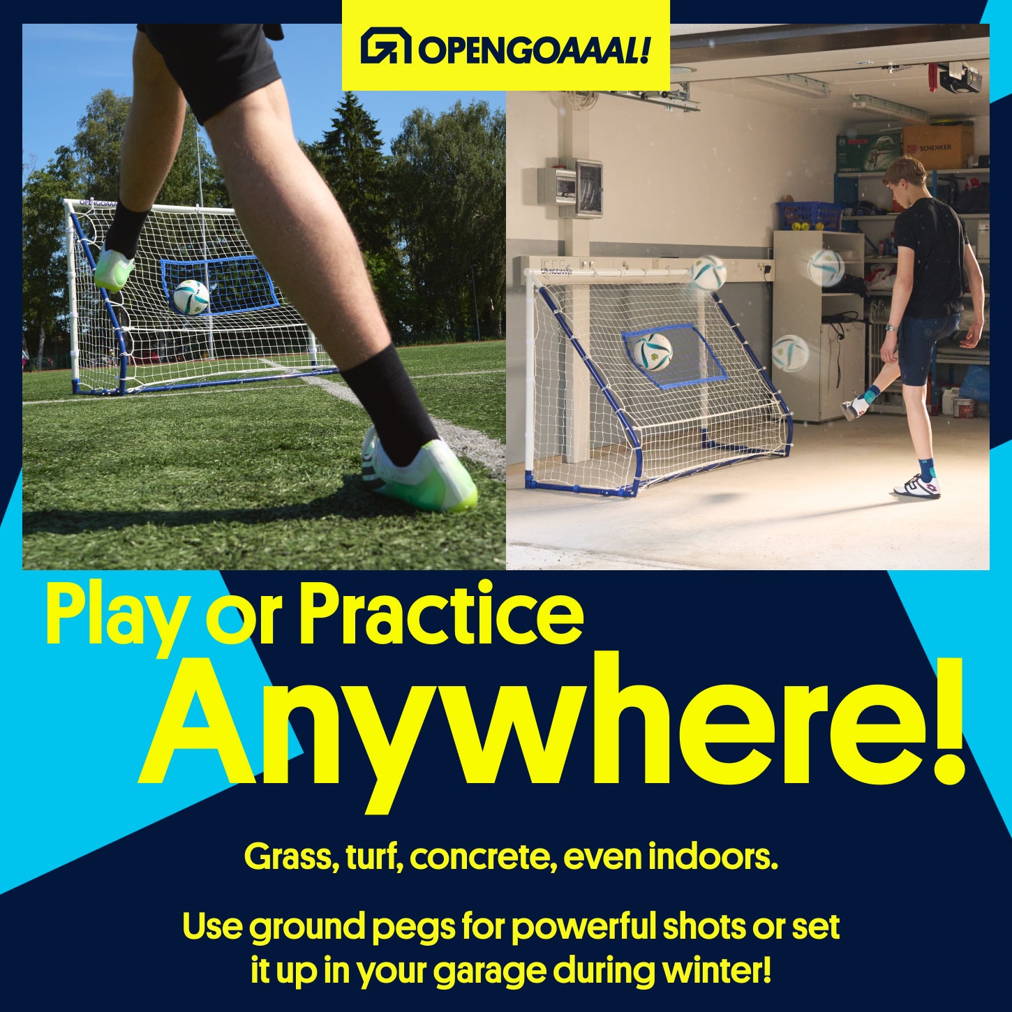 Open Goaaal Bramkarz z potrójną funkcją odbijania