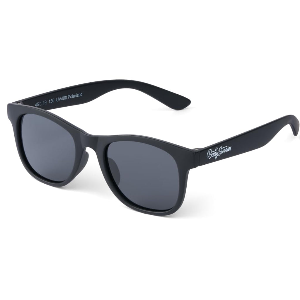 Baby Sunnies Kids sunglasses - Black with sleeve