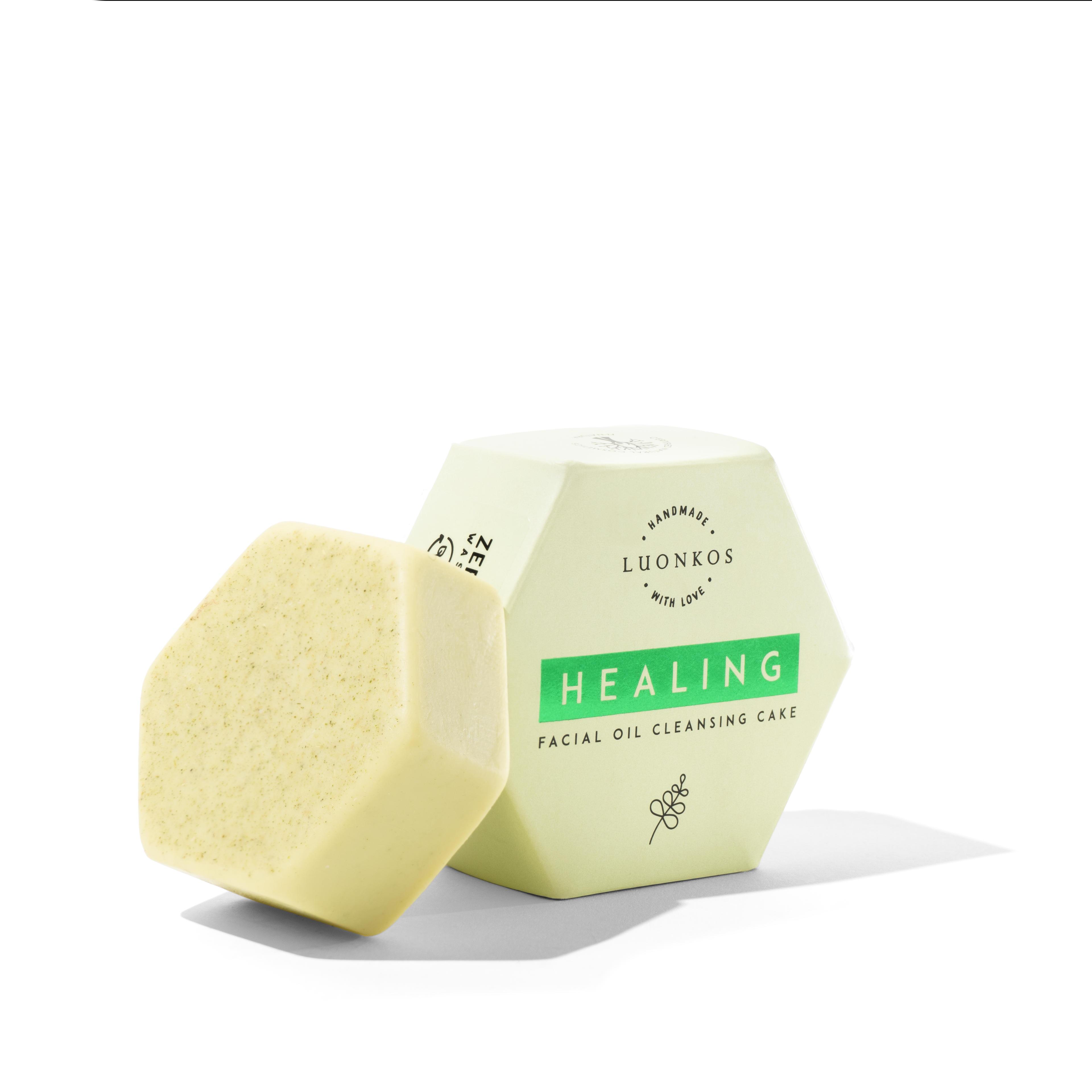 Luonkos Healing facial oil cleansing cake