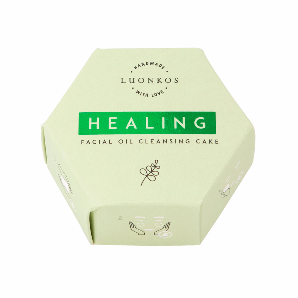 Luonkos Healing facial oil cleansing cake
