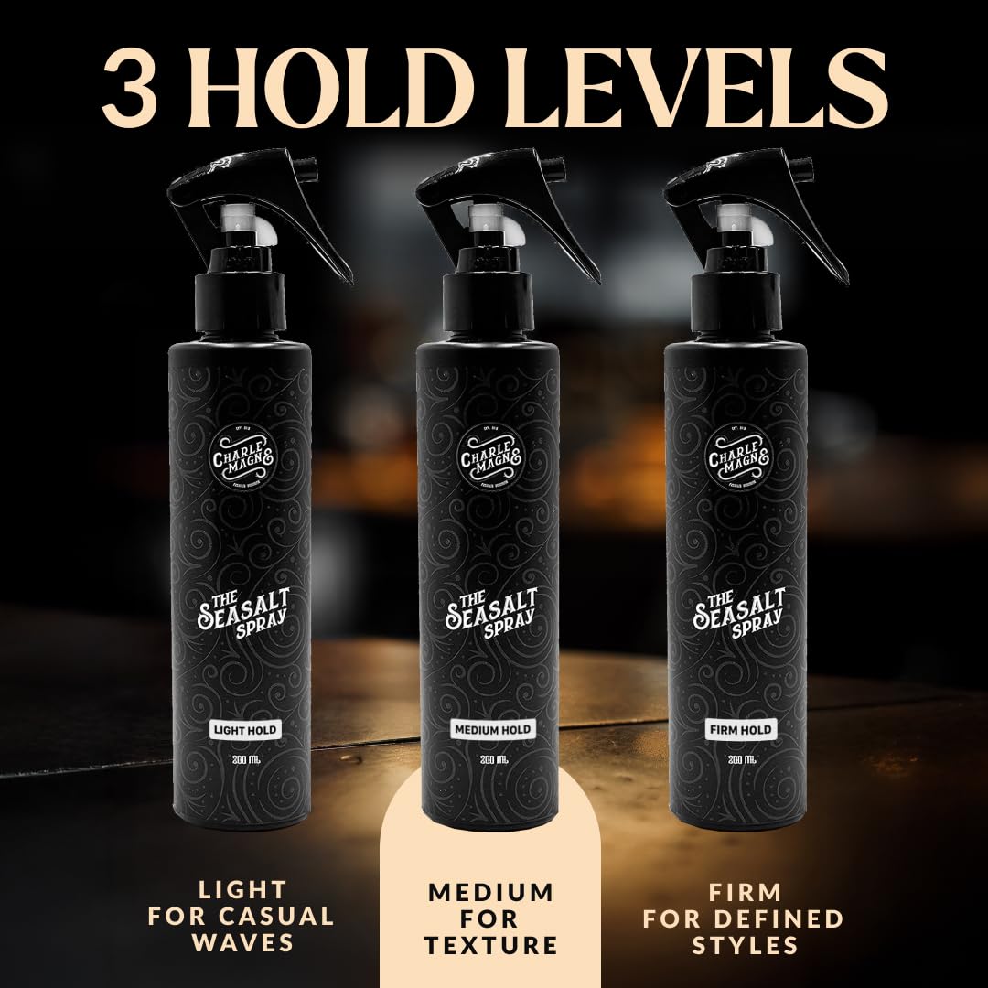 Charlemagne Sea Salt Hair Spray - Medium