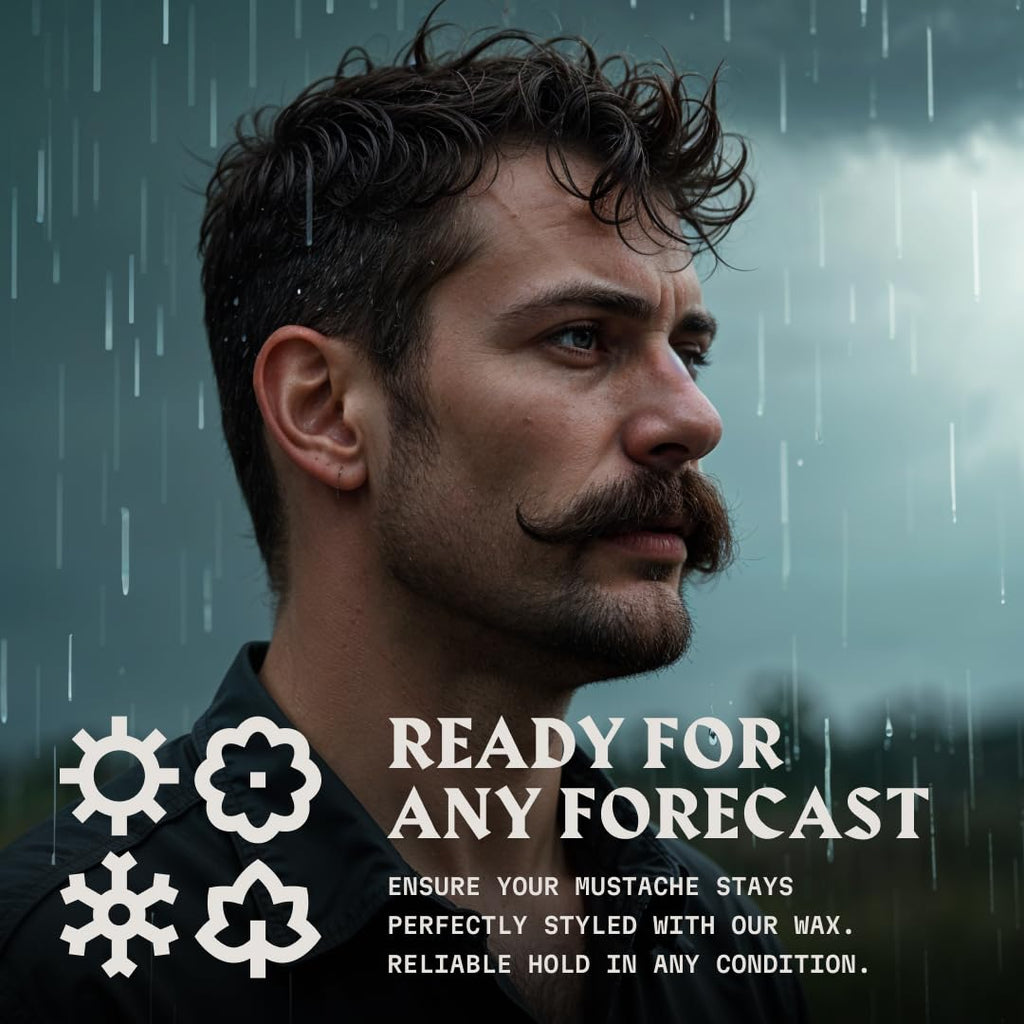 Mustache Wax and Comb Vanilla