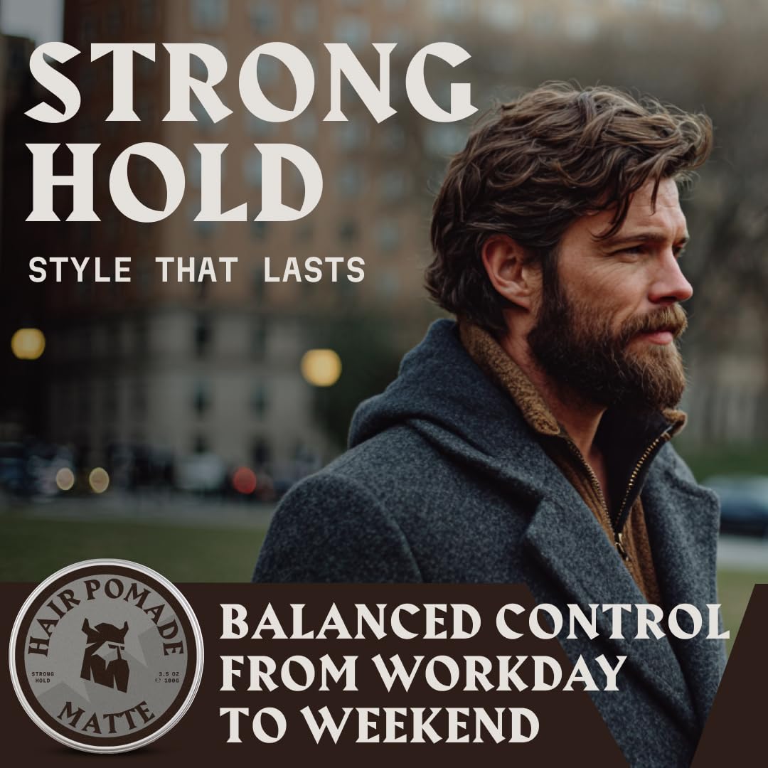 Pomadă pentru păr – Finish mat - Parfum de in - Puternic