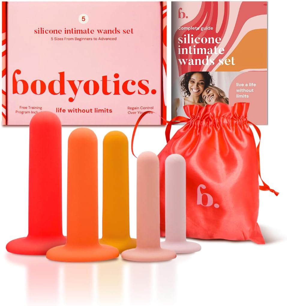 Ensemble de dilatateurs vaginaux | 5 tailles graduées | Silicone médical sans BPA