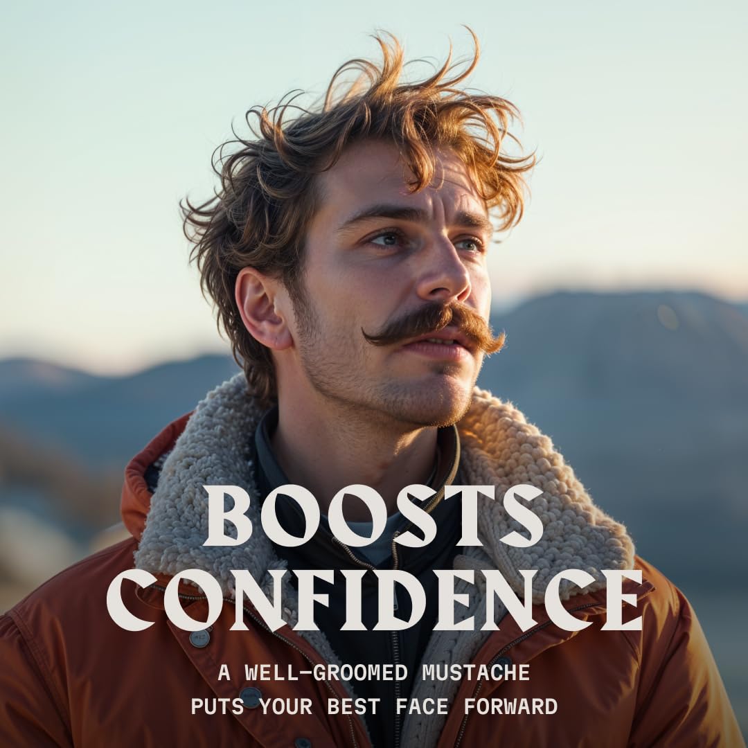 Mustache Wax and Comb Vanilla