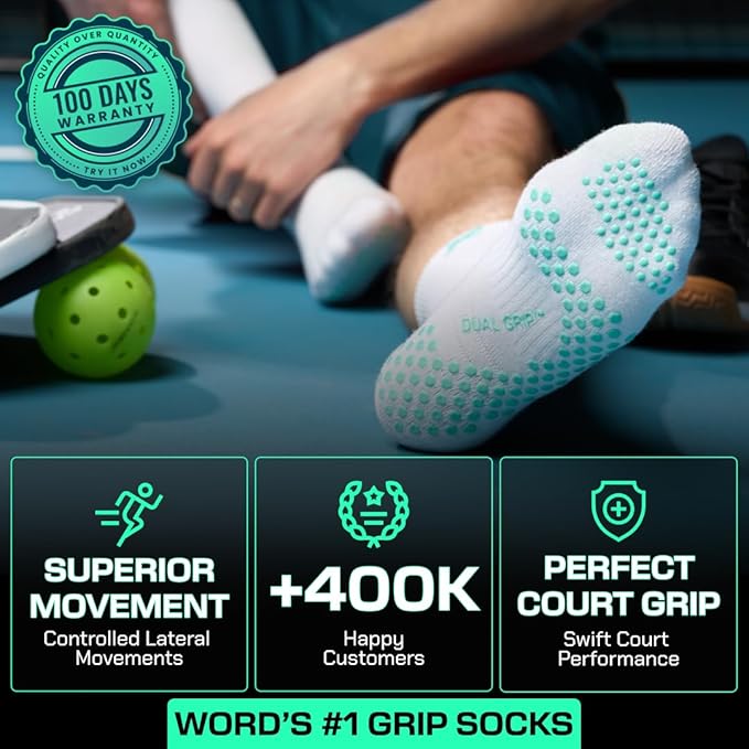 LUX Racket Grip Tape, Wit, Ultra-Kleverige Overgrip voor Tennis, Padel, Squash en Badminton