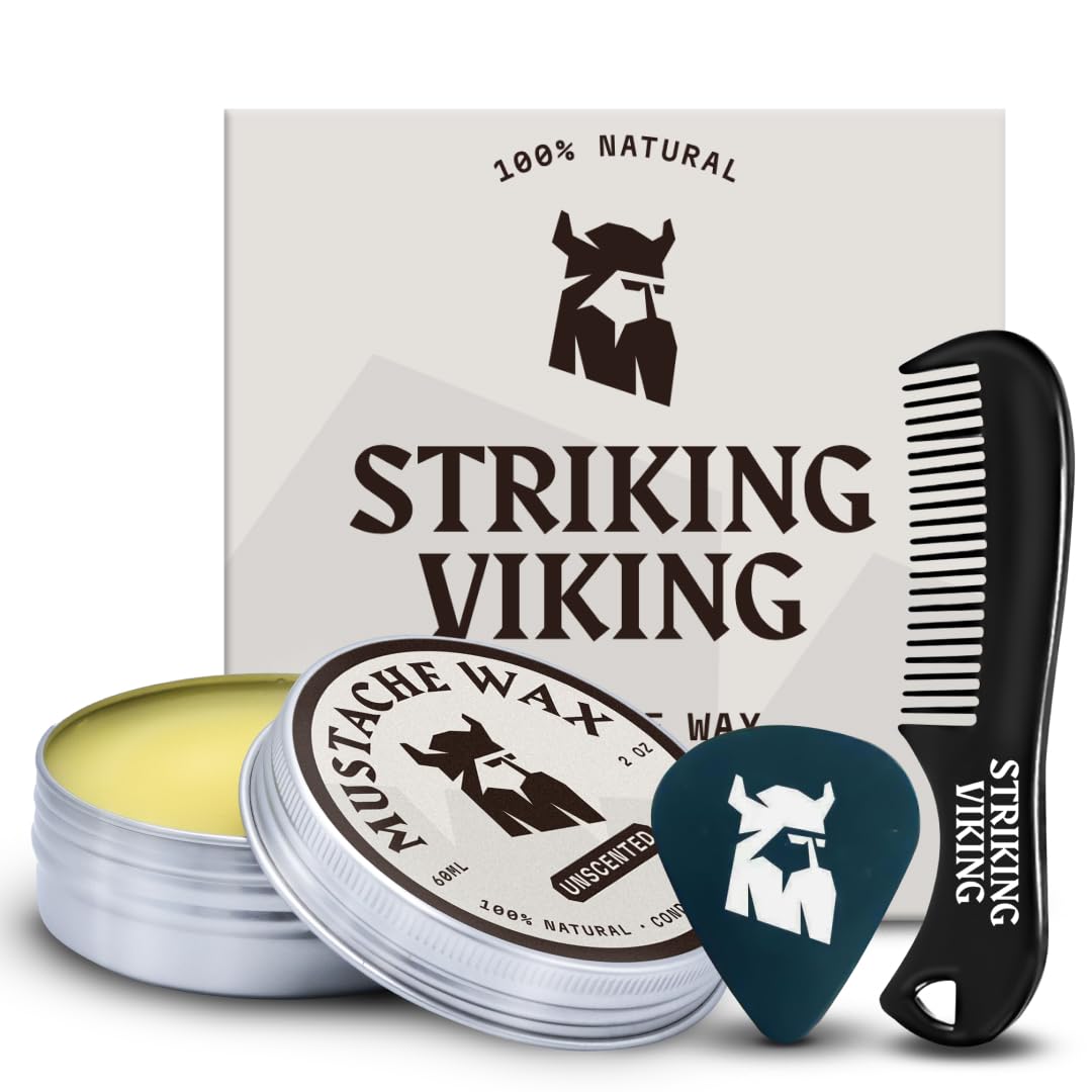 Ceară și pieptene pentru mustață Fără parfum