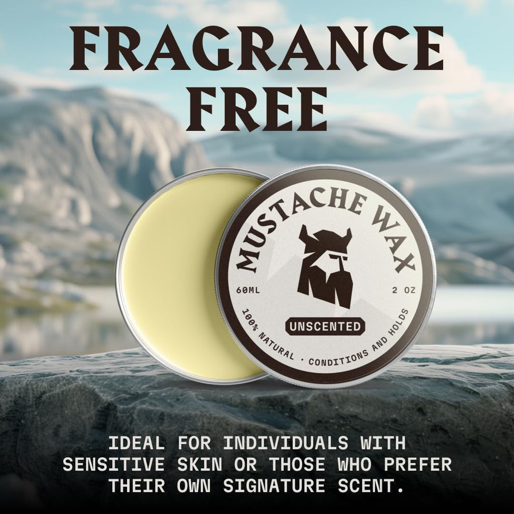 Ceară și pieptene pentru mustață Fără parfum