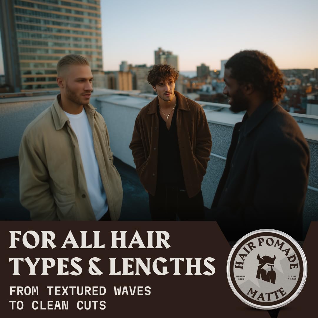 Pomadă pentru păr – Finish mat - Parfum de in - Mediu