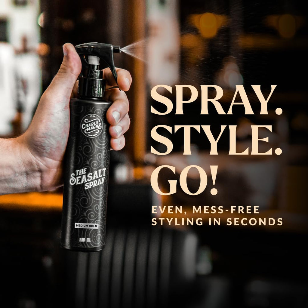 Charlemagne Sea Salt Hair Spray - Medium