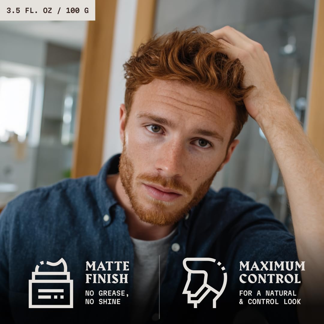 Pomadă pentru păr – Finish mat - Parfum de in - Mediu