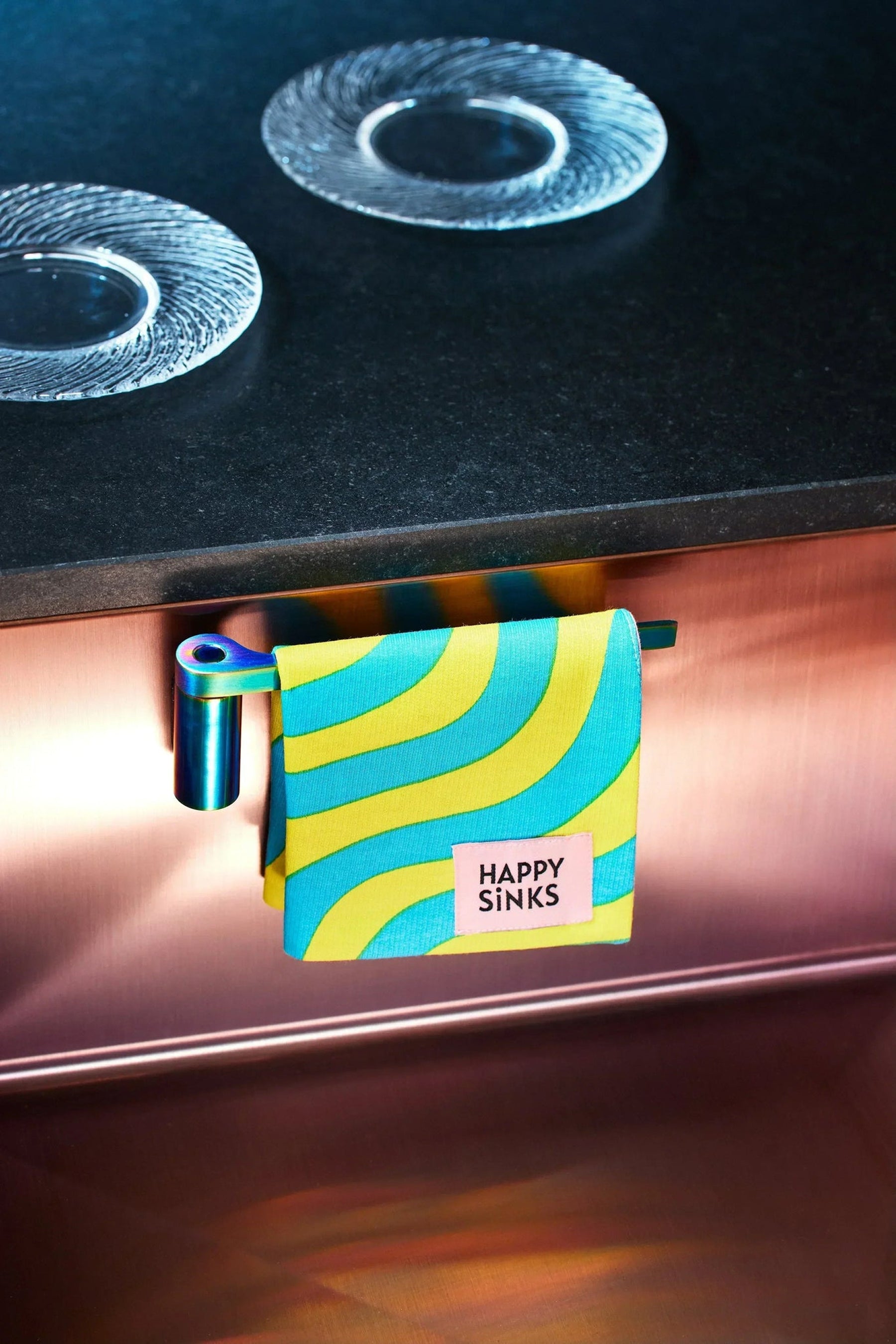 Happy Sinks Magnetic Dishcloth Holder - Rainbow