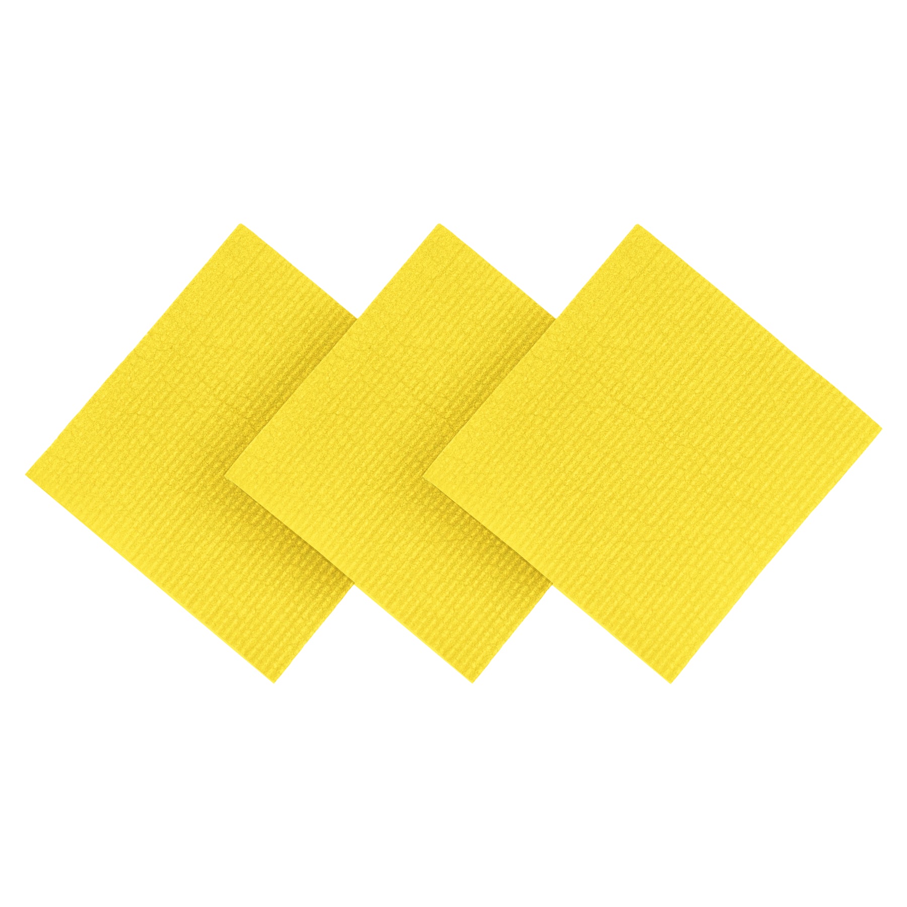 Happy Sinks Swedish Dishcloth Set - Citrus Yellow - 3pcs