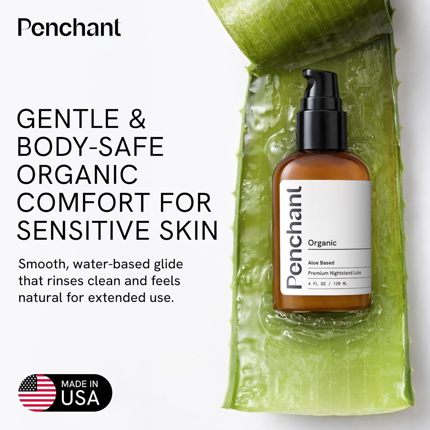Penchant Organic Lubricant - Aloe Based - 8oz - 240ml
