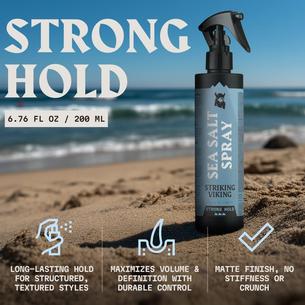 Sea Salt Spray for Men - Blue Ocean - Strong