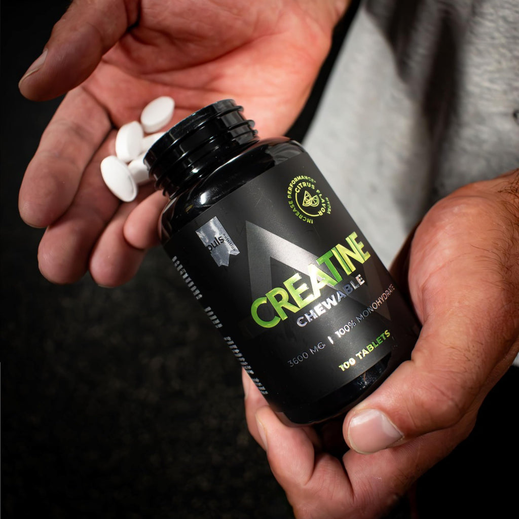 PULS Nutrition Creatine Chewable Citrus — 100 Tablets | 3600mg Creatine Monohydrate, Creapure, Vegan