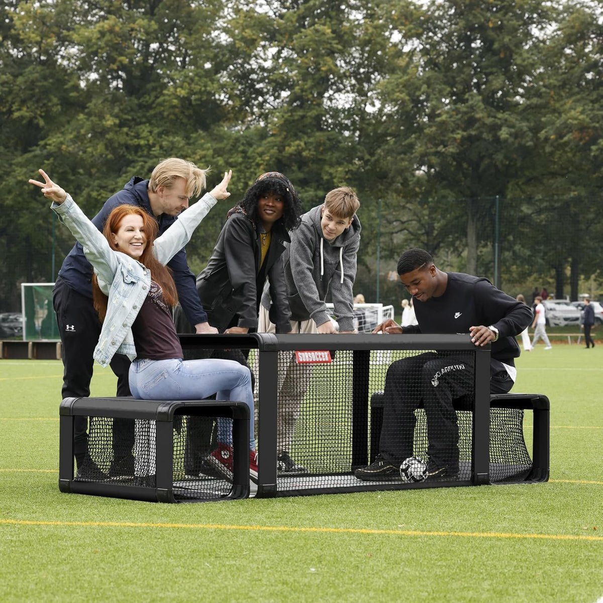 Subsoccer S7 Black bench soccer game - detail