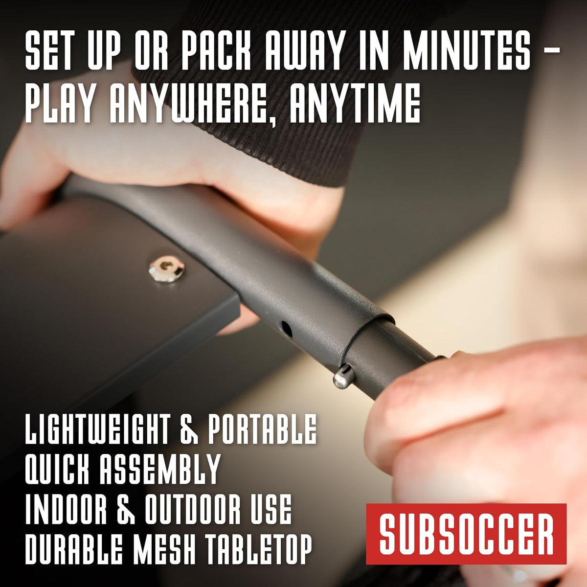 Subsoccer S3 Edge bench soccer game - angle 3