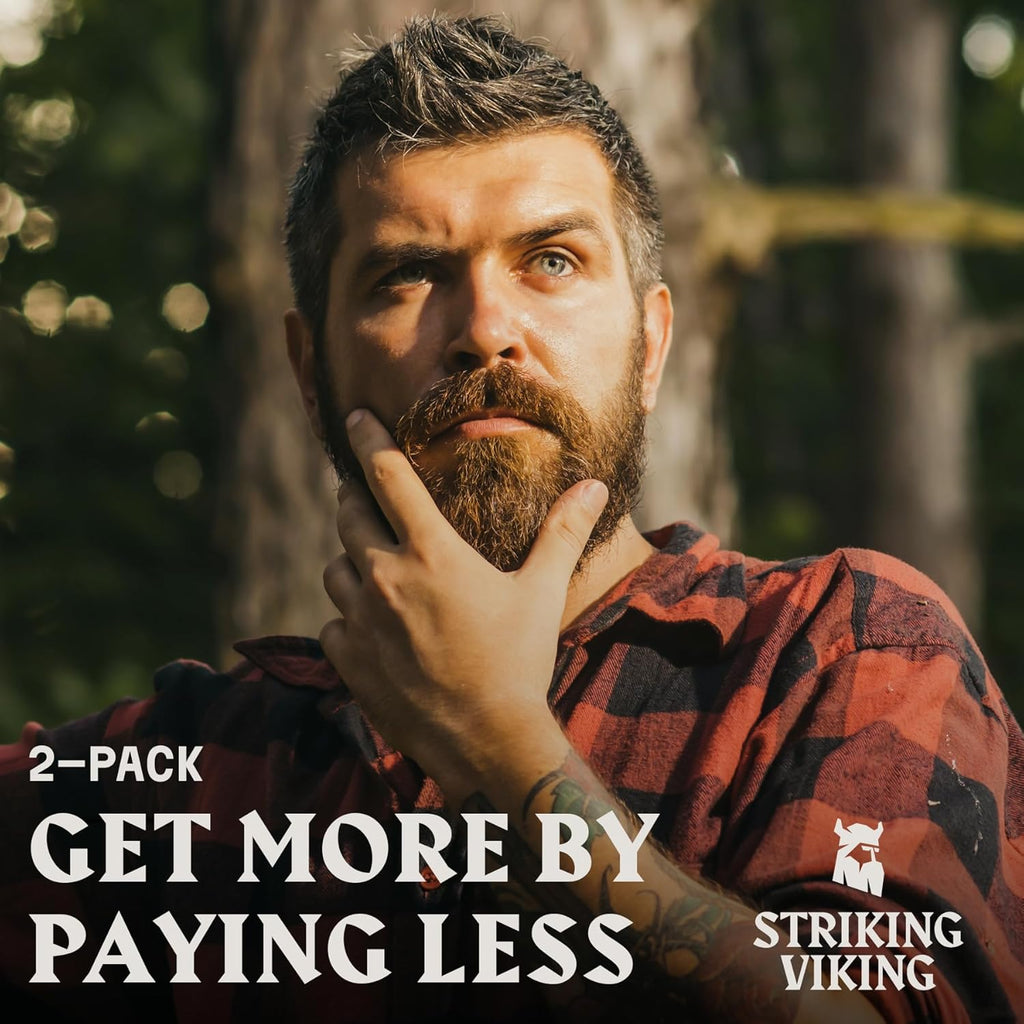 Skäggolja - Sandelträ - 2-pack