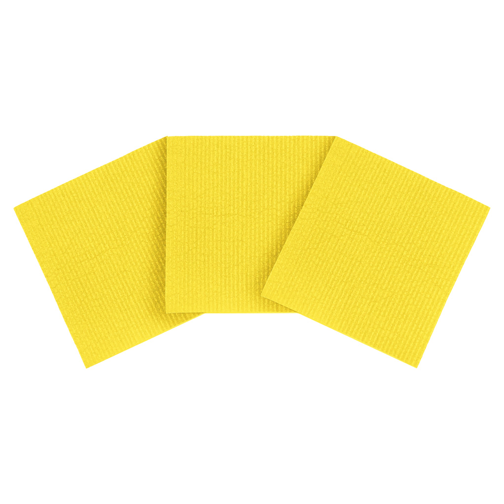 Happy Sinks Swedish Dishcloth Set - Citrus Yellow - 3pcs