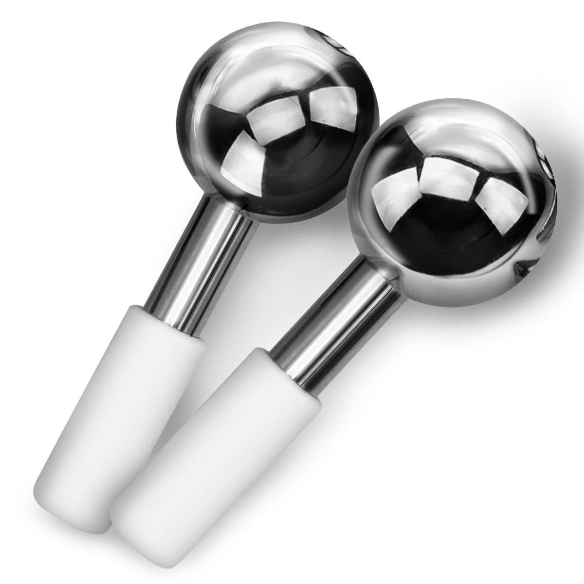 HaNaEmi Steel Ice Globe Face Massager - 2 pcs