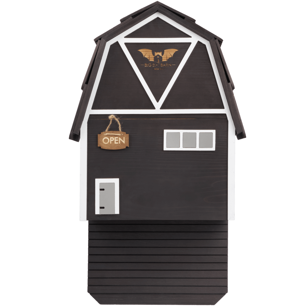 3-Chamber Black Cedar Bat House – Holds 150 Bats | Big Bat Barn | Natural Mosquito Control