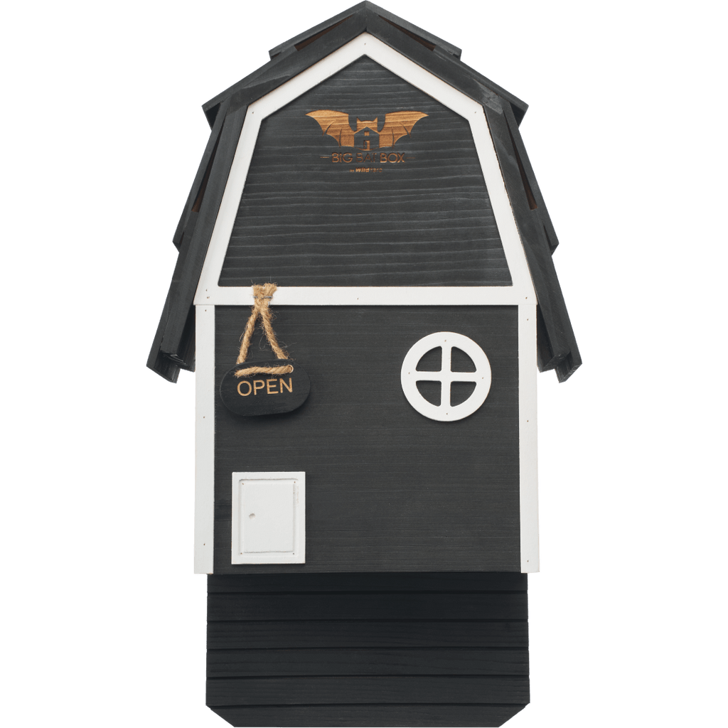 2-Chamber Black Cedar Bat House – Holds 50+ Bats | Bat Barn Junior | Natural Mosquito Control