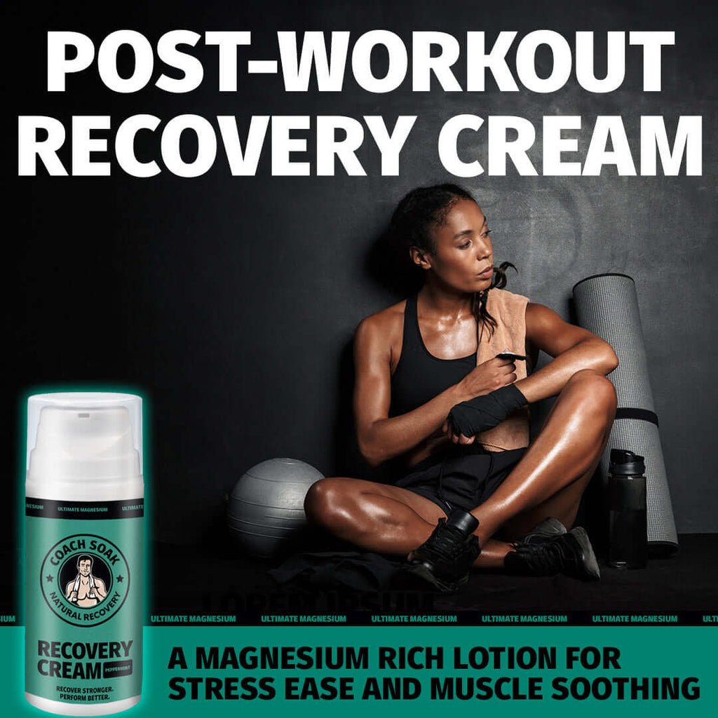 Crème de récupération musculaire Coach Soak - Menthe poivrée rafraîchissante