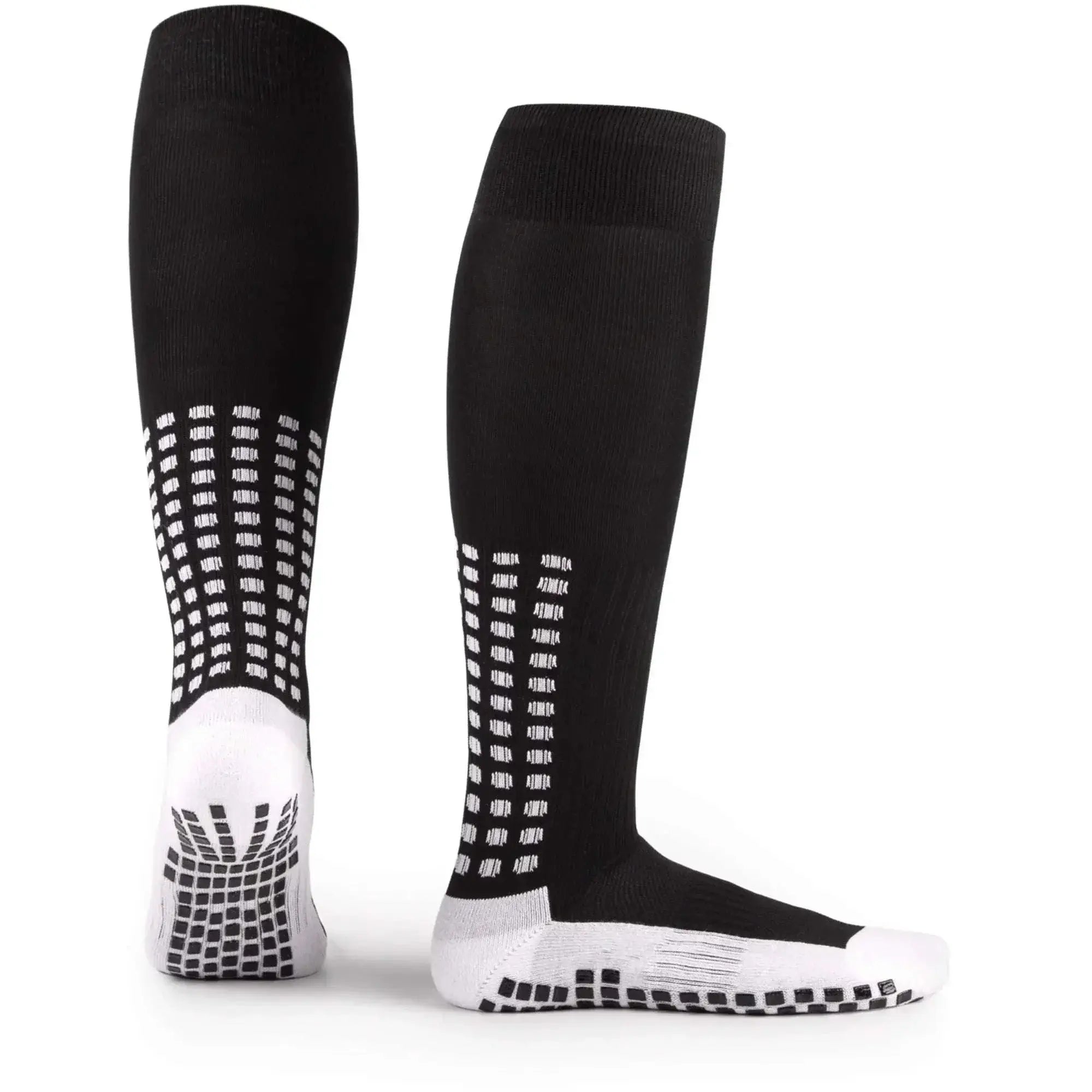 Grip Socks Football Knee Socks - Black - LUX - Black