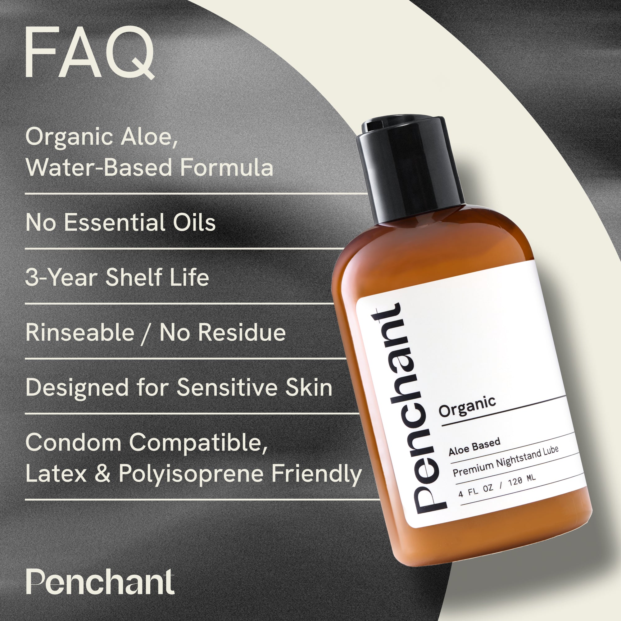 Penchant Organic Lubricant Aloe Based 4oz 120ml