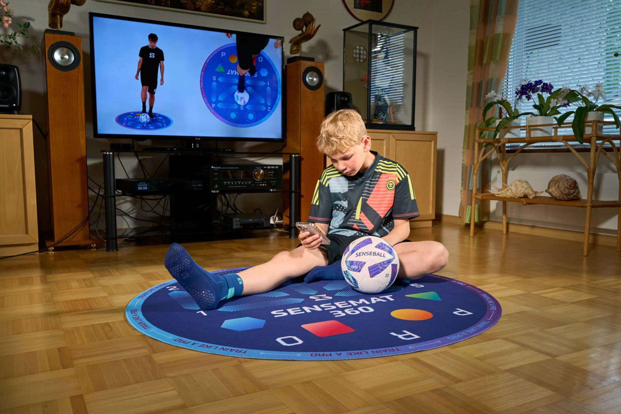 Pro-Level Cognitive + Footwork Soccer Training Mat