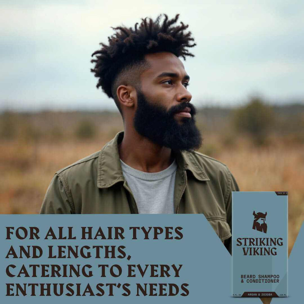 Skäggschampo & Balsam Cologne - Argan & Jojobaolja