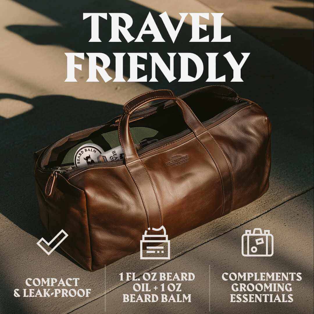 Beard Oil and Balm - Hydration & Styling Kit - Unscented