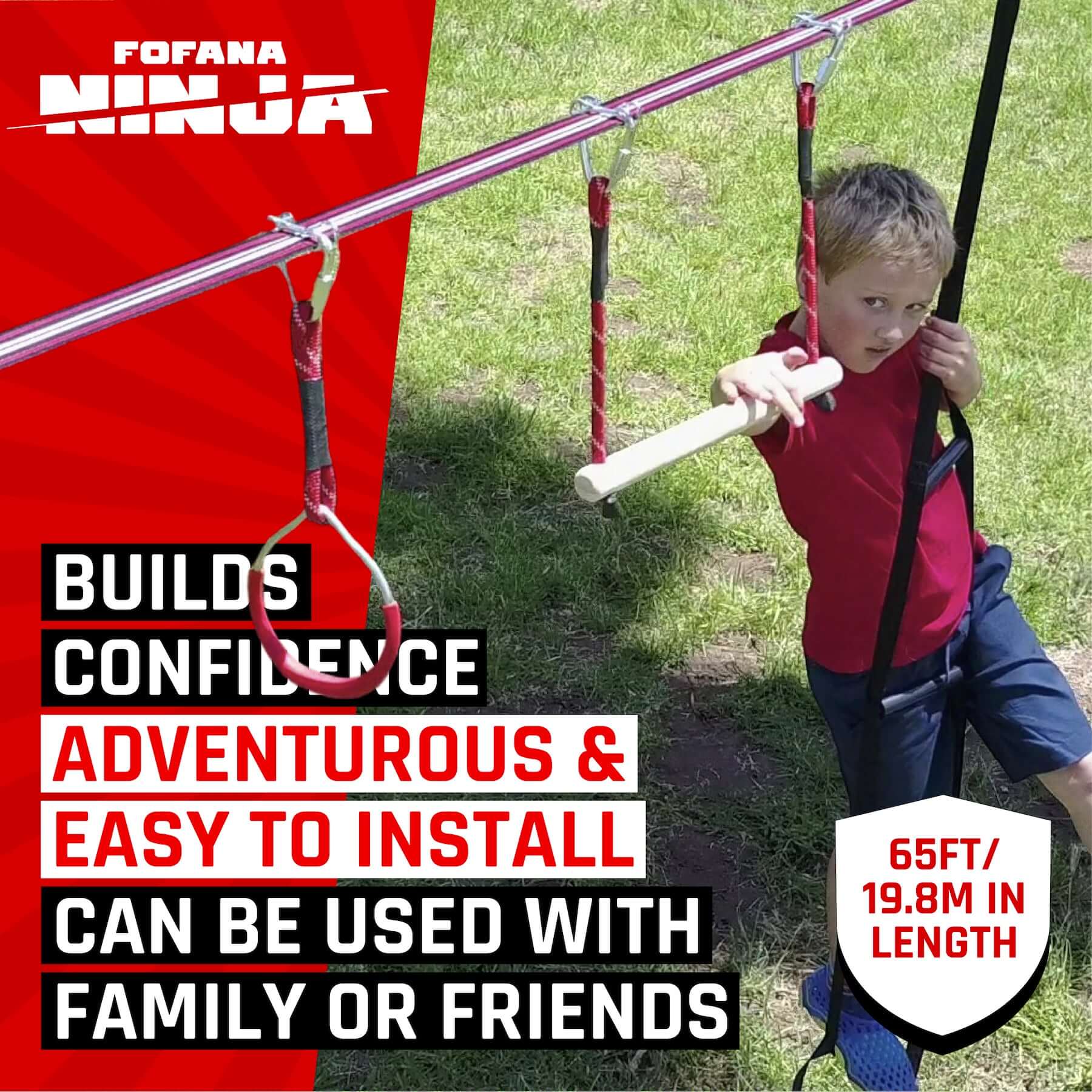 Cursă cu Obstacole Fofana Ninja Warrior - 32 Piese