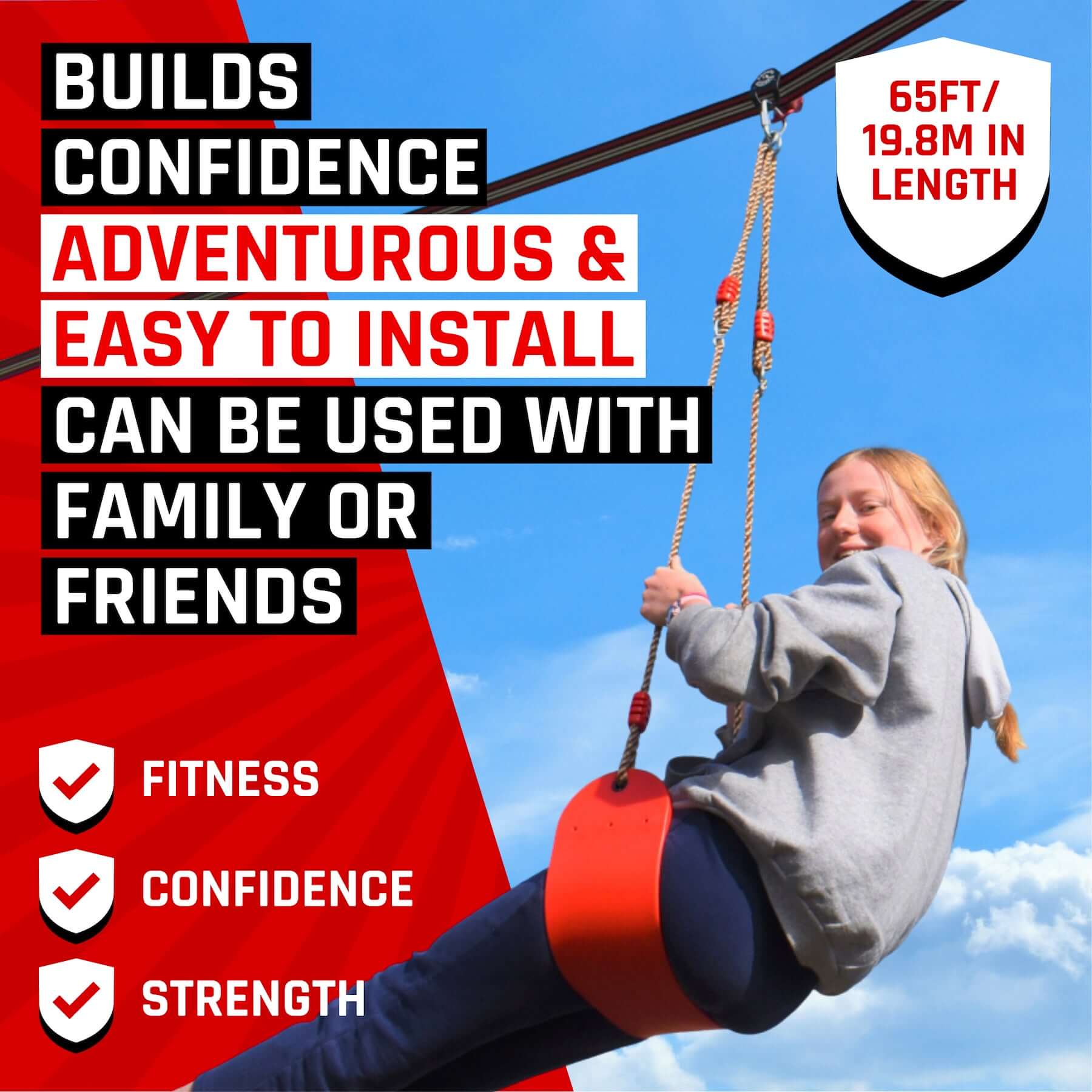 Fofana Ninja Warrior Obstacle Course - 45-Piece