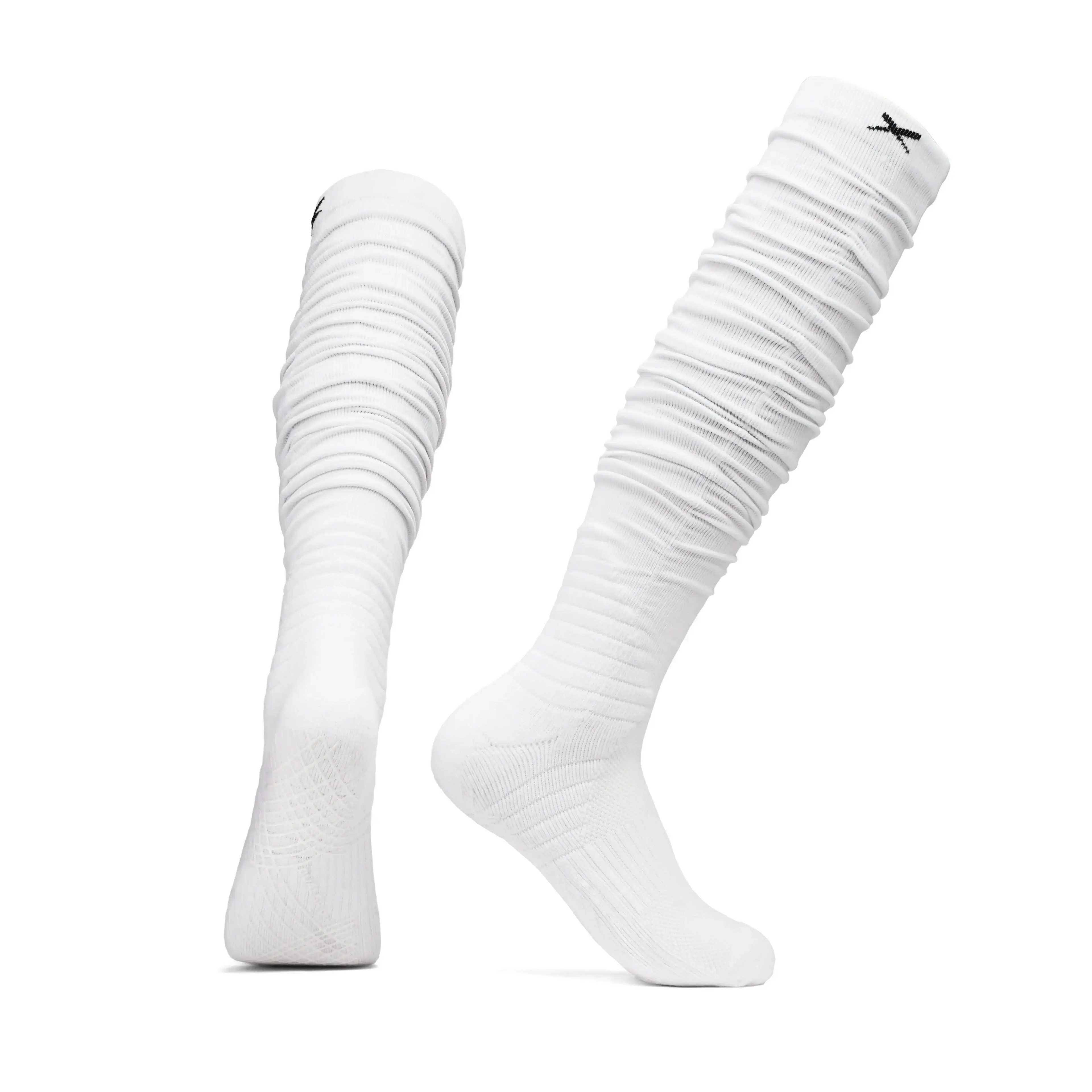 LUX Grip Scrunch Socks (White)