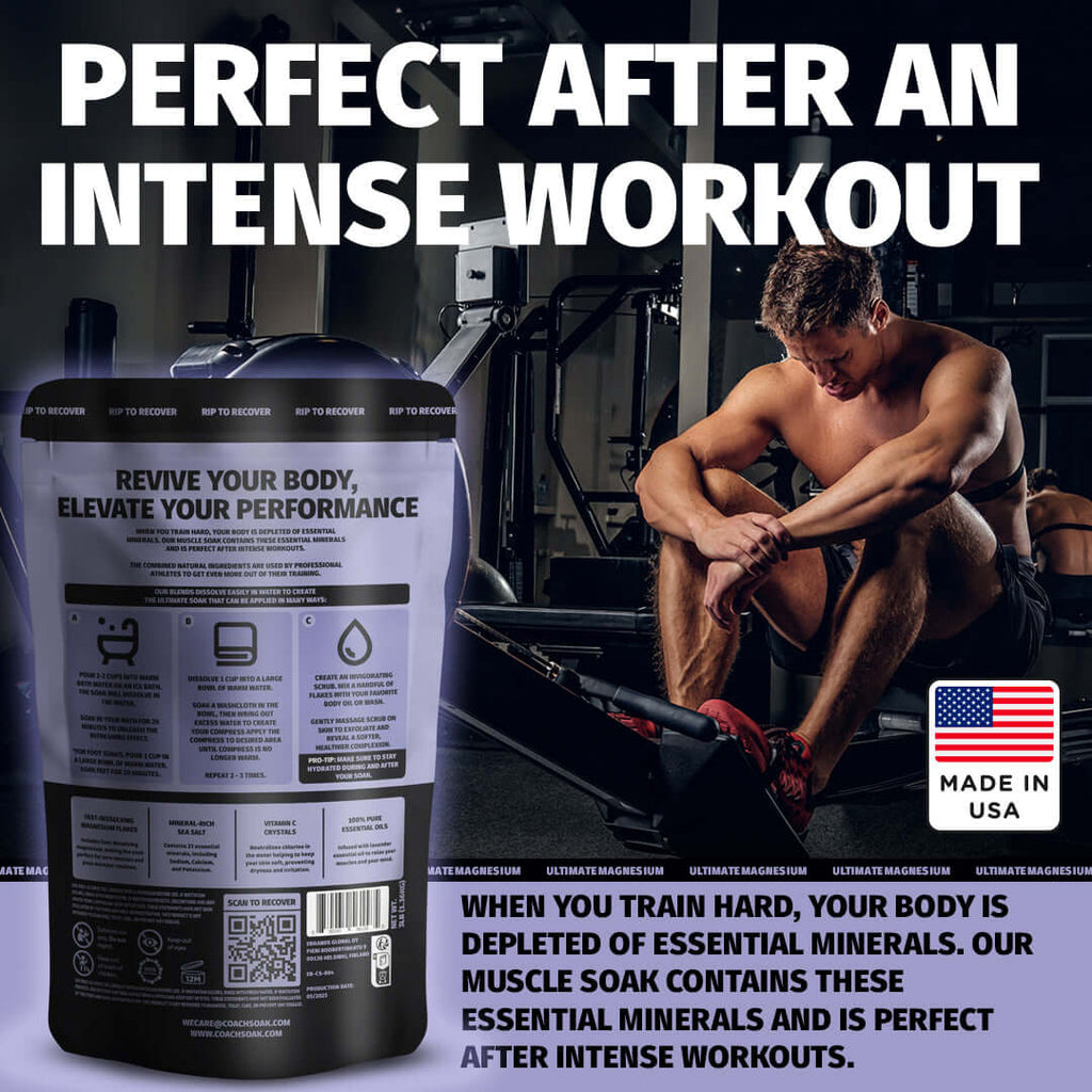 Herstel Badzout – Post Workout Magnesiumvlokken - Lavendel