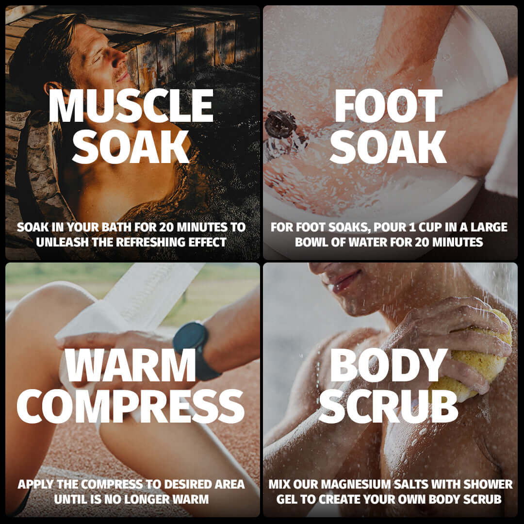 Herstel Badzout – Post Workout Magnesiumvlokken - Lavendel