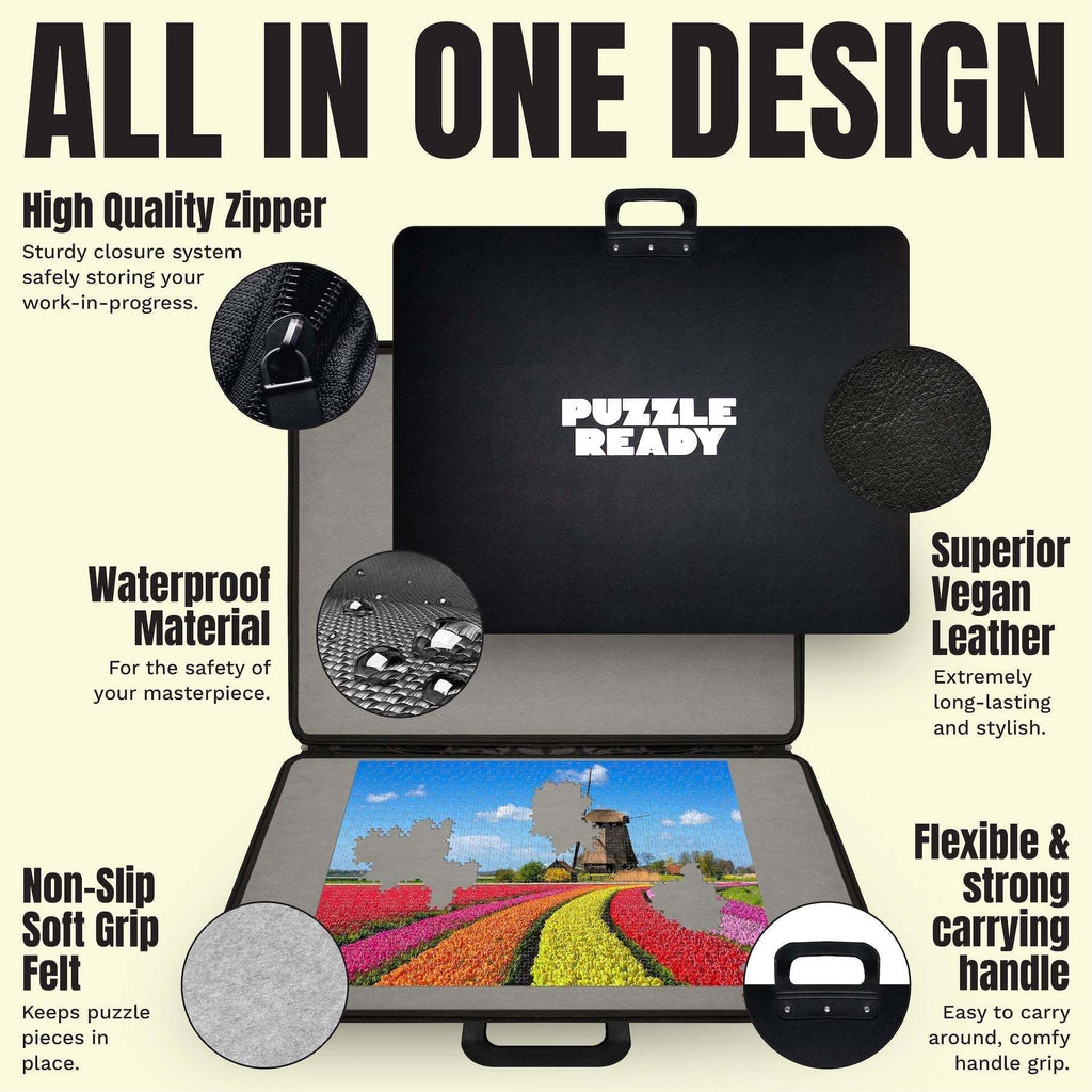 Puzzle Ready Portable Puzzle Caddy 1000 pcs - 4 sorting trays