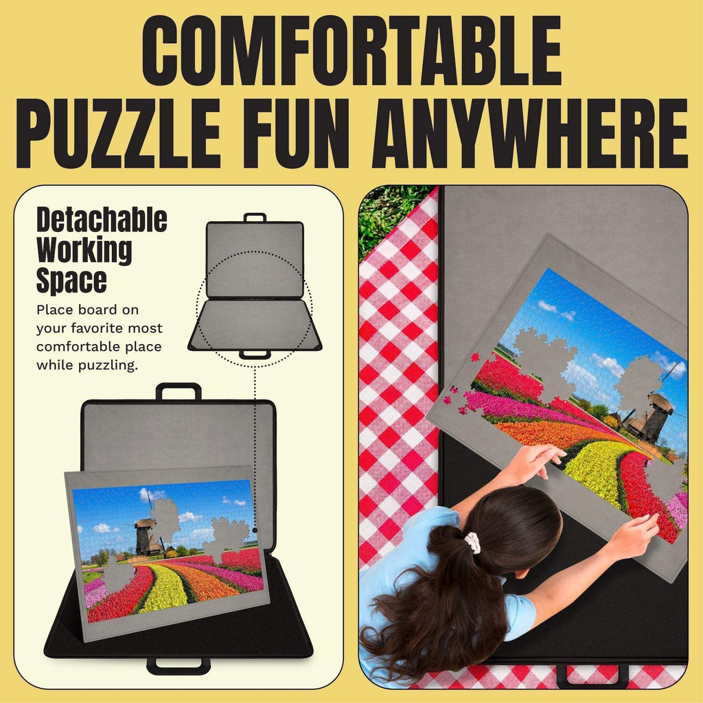 Puzzle Ready Portable Puzzle Caddy 1000 pcs - 4 sorting trays