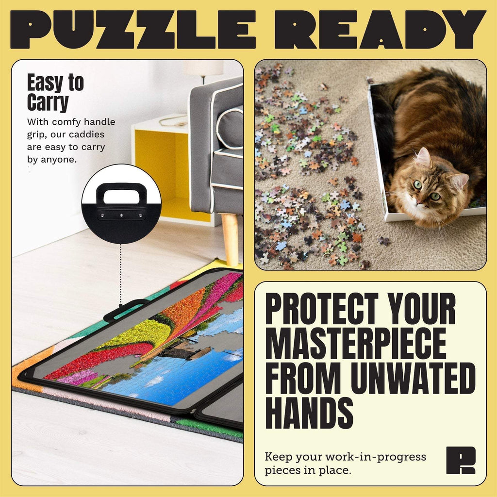 Puzzle Ready Portable Puzzle Caddy 1000 pcs - 4 sorting trays