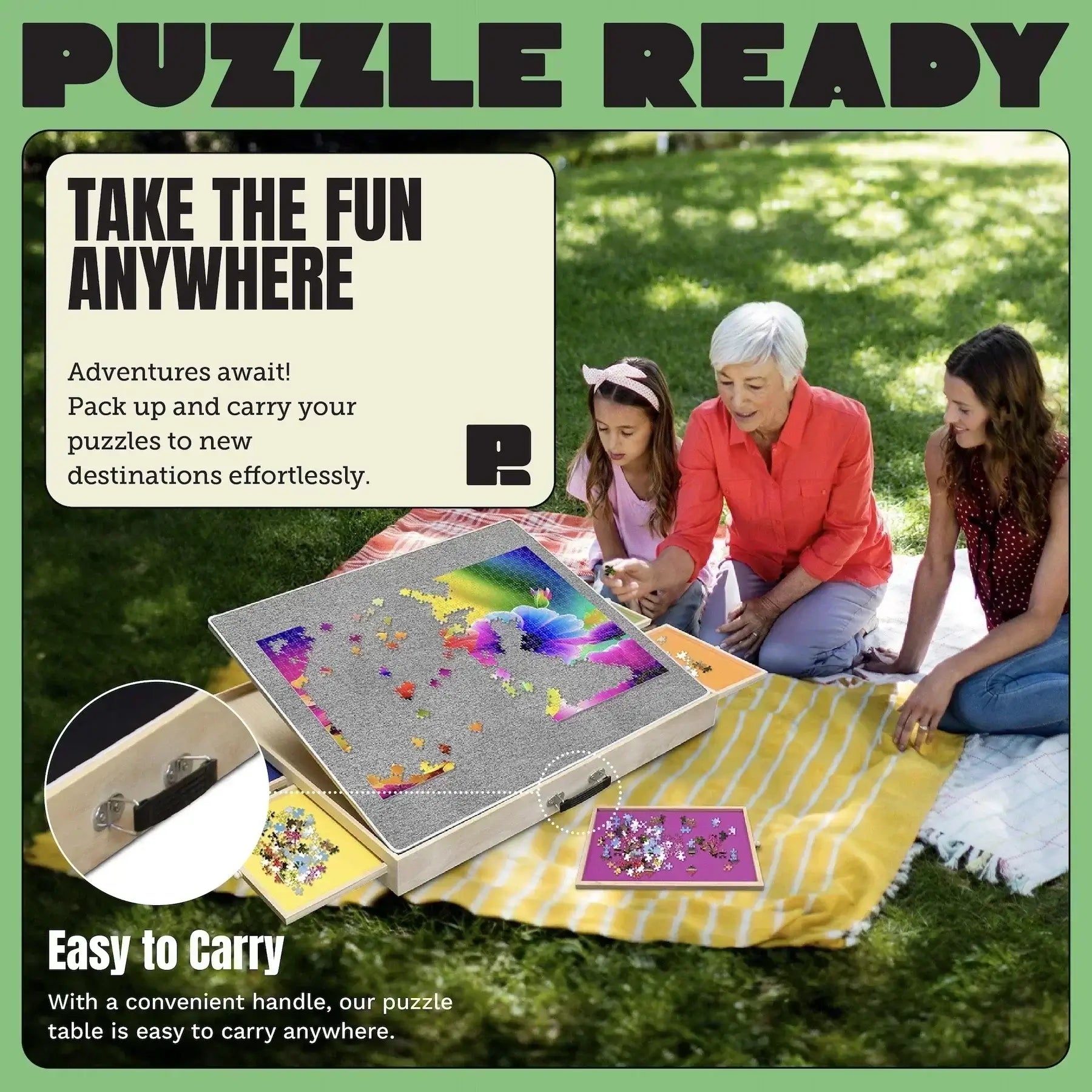 Puzzle Ready Puzzle Board with Tilting Function - 1500 pieces