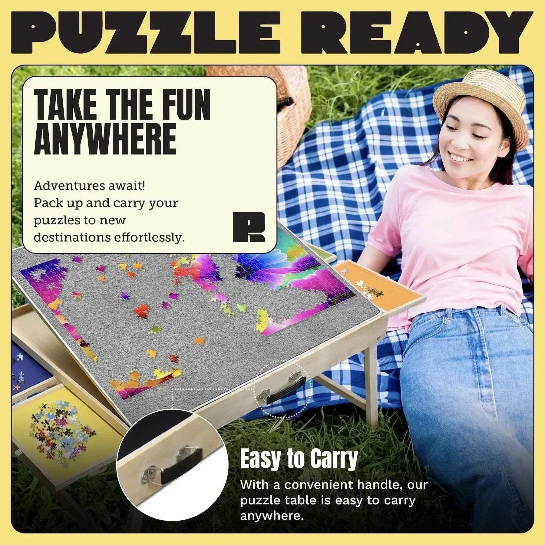 Puzzle Ready Puzzle Board with Short Legs - 1500 pieces