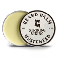 Beard Balm Unscented by Striking Viking, 2oz tin.