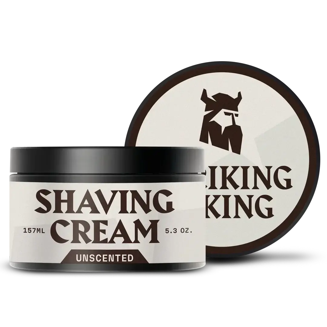 Shaving cream for men, unscented, 157ml, Striking Viking.